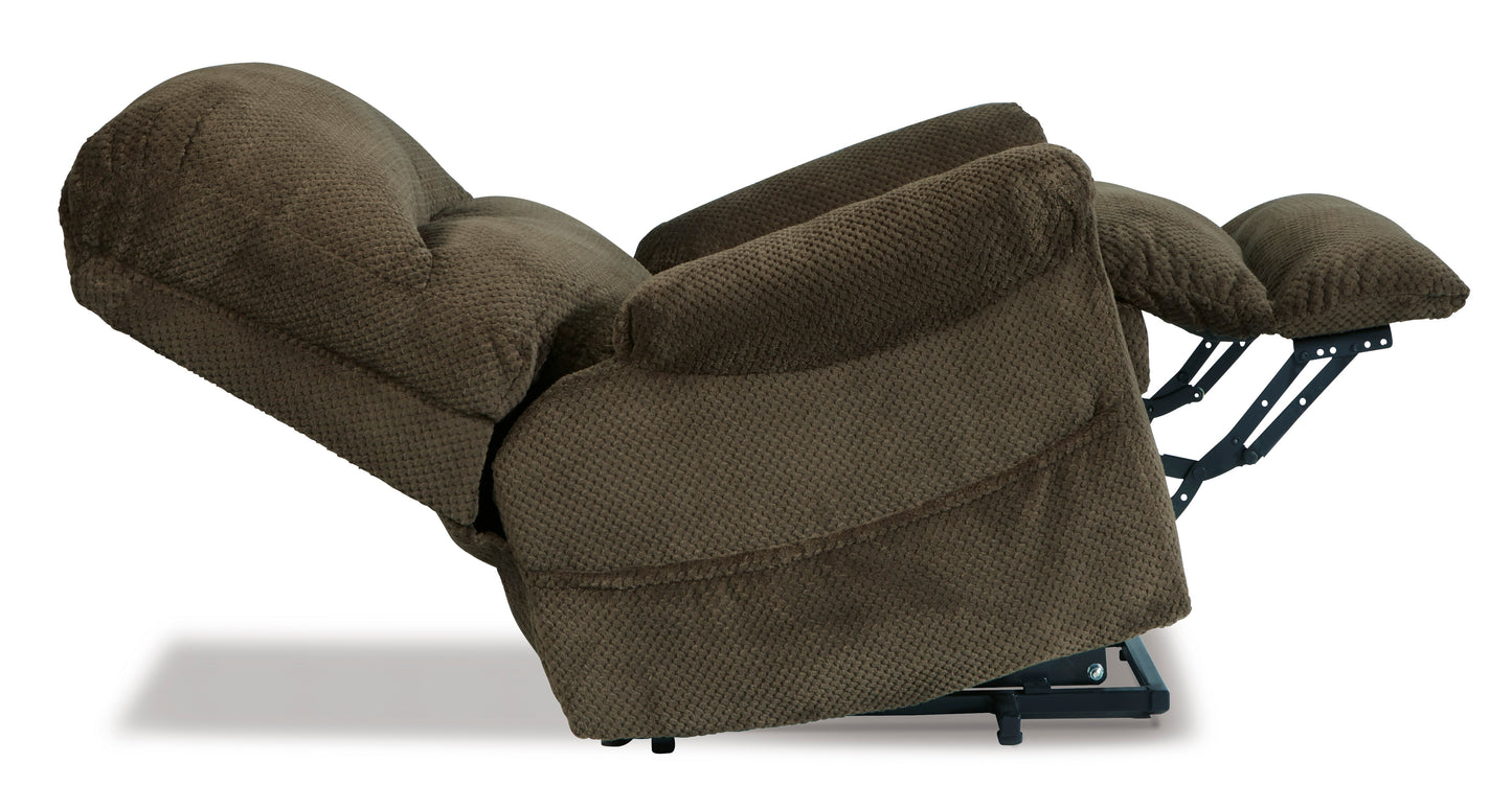 Shadowboxer Power Lift Recliner - Chocolate