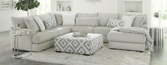 Cloud Heights Silver 3PC Sectional