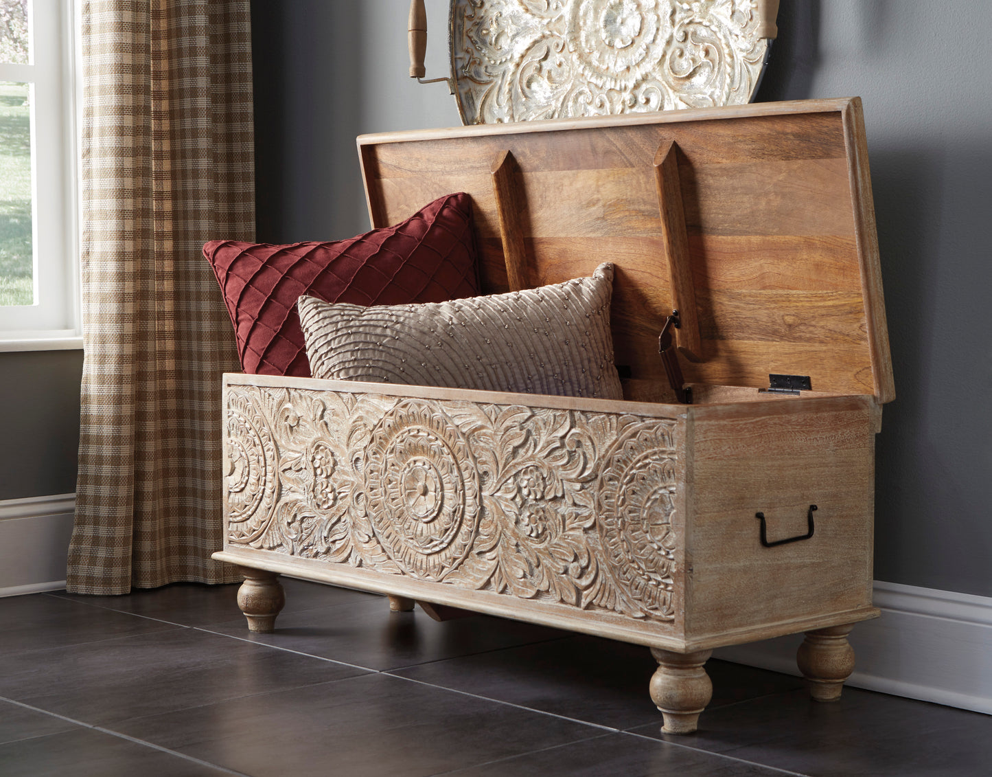 Fossil Ridge Storage Bench