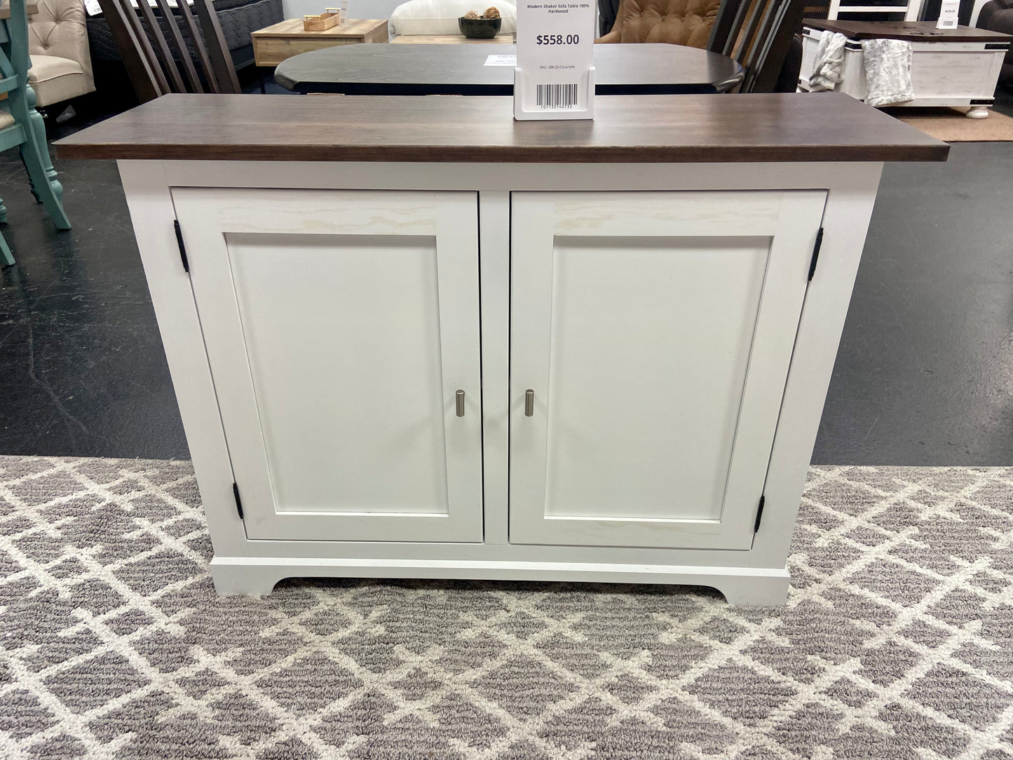 Modern Shaker Sofa Table 100% Hardwood