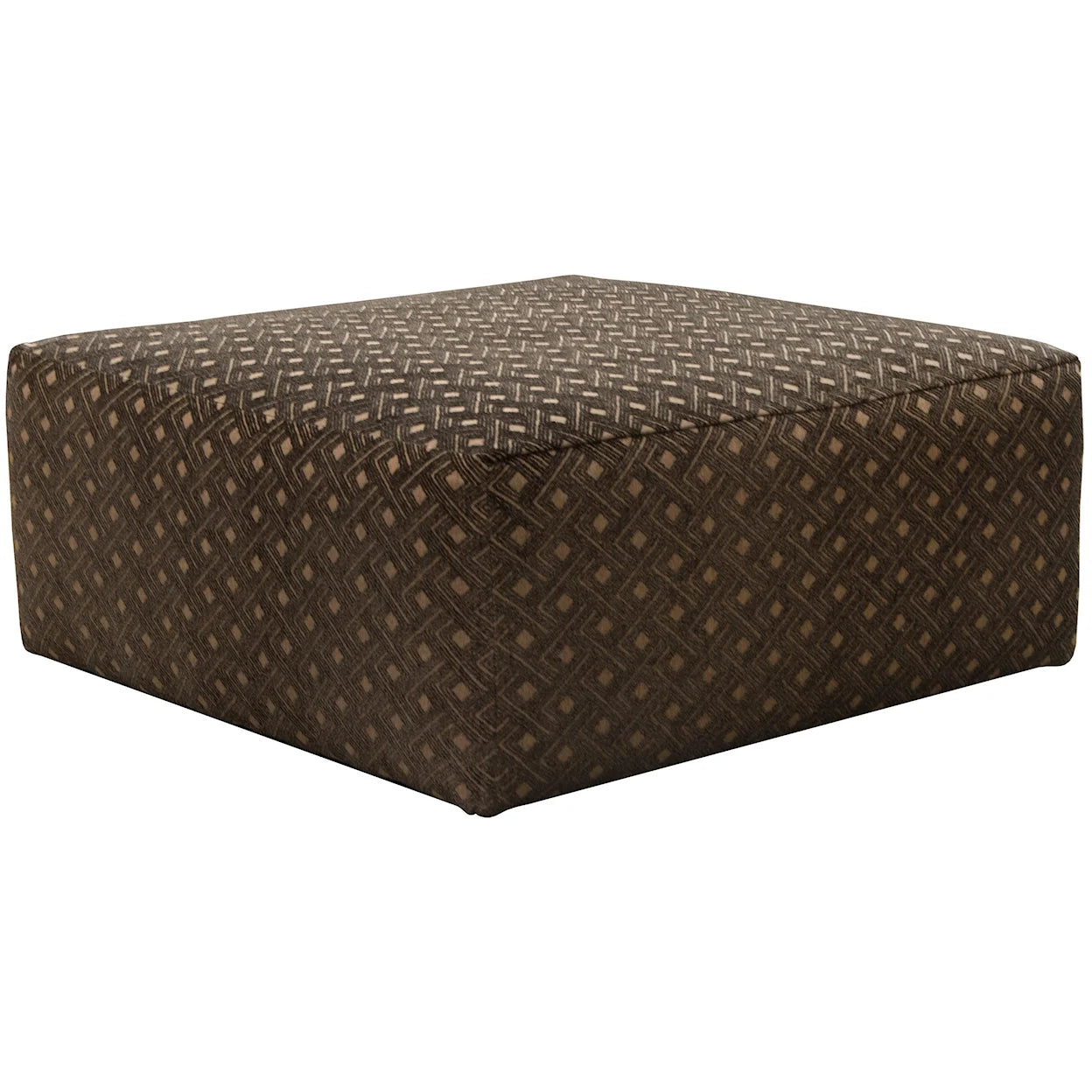 Midwood brindle-chocolate cocktail ottoman by Jackson