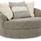 Creswell Oversized Swivel Accent Chair