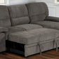 Romano Charcoal Sofa Sleeper and Chaise