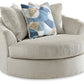 Maxon Place Oversized Swivel Accent Chair