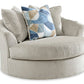 Maxon Place Oversized Swivel Accent Chair