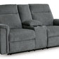Barnsana Power Reclining Loveseat with Console