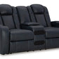 Fyne-Dyme Power Reclining Loveseat with Console