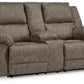 Laresview Reclining Loveseat with Console