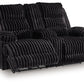 Rhine Falls Reclining Loveseat with Console