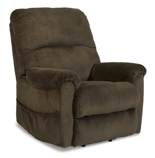 Shadowboxer Power Lift Recliner - Chocolate