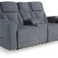 Studio Cave Power Reclining Loveseat with Console
