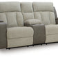 WhipLash Power Reclining Loveseat with Console