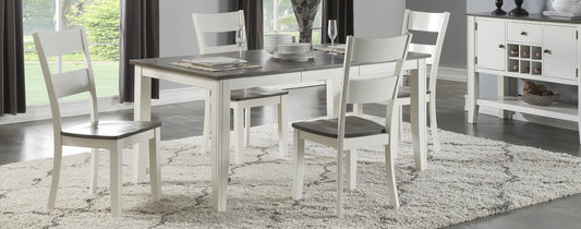 Grey & White Dining