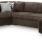 Midnight-Madness 4-Piece Sectional with Chaise