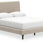 Cielden Queen Upholstered Bed with Roll Slats
