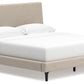 Cielden King Upholstered Bed with Roll Slats