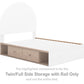 Arloster Twin/Full Side Storage with Rail