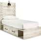 Cambeck Twin Panel Bed with 4 Storage Drawers