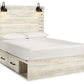 Cambeck Queen Panel Bed with 4 Storage Drawers