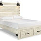 Cambeck Queen Panel Bed with 2 Storage Drawers