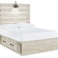 Cambeck Full Panel Bed with 4 Storage Drawers