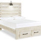 Cambeck Full Panel Bed with 2 Storage Drawers