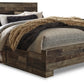 Derekson Queen Panel Bed with 2 Storage Drawers