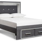 Lodanna Full Panel Bed with 2 Storage Drawers