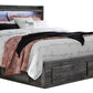 Baystorm King Panel Bed with 4 Storage Drawers