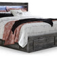 Baystorm King Panel Bed with 6 Storage Drawers