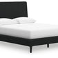 Cadmori Queen Upholstered Bed with Roll Slats