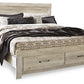 Bellaby King Platform Bed with 2 Storage Drawers