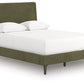Chirason Full Upholstered Bed with Roll Slats