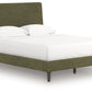 Chirason Queen Upholstered Bed with Roll Slats