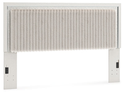 Zuraleus King Upholstered Panel Headboard