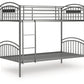 Lanceburg Twin over Twin Bunk Bed with Ladder
