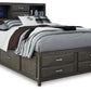 Caitbrook Full Storage Bed with 7 Drawers