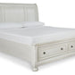 Robbinsdale King Sleigh Bed with Storage