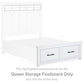 Ashbryn Queen Storage Footboard