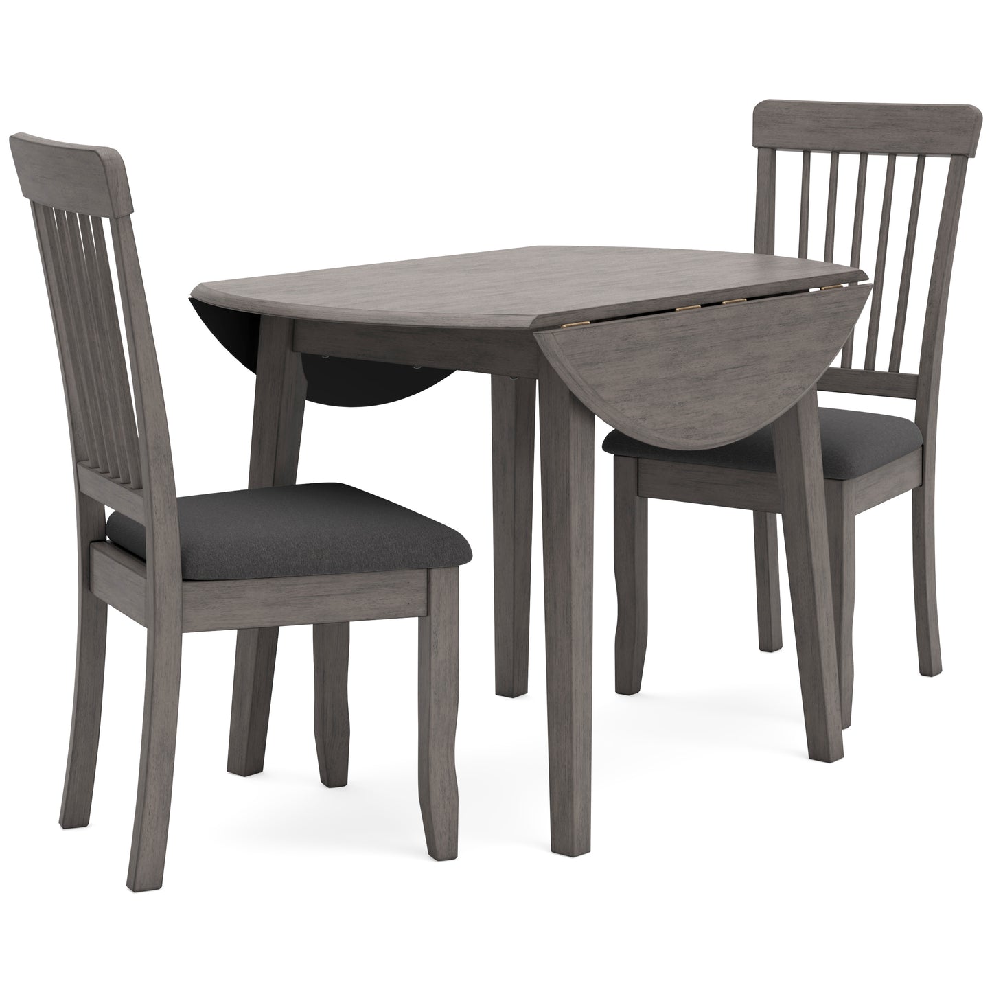 Shullden Drop Leaf Dining Table and Two Chairs