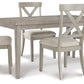 Parellen Dining Table and 4 Chairs