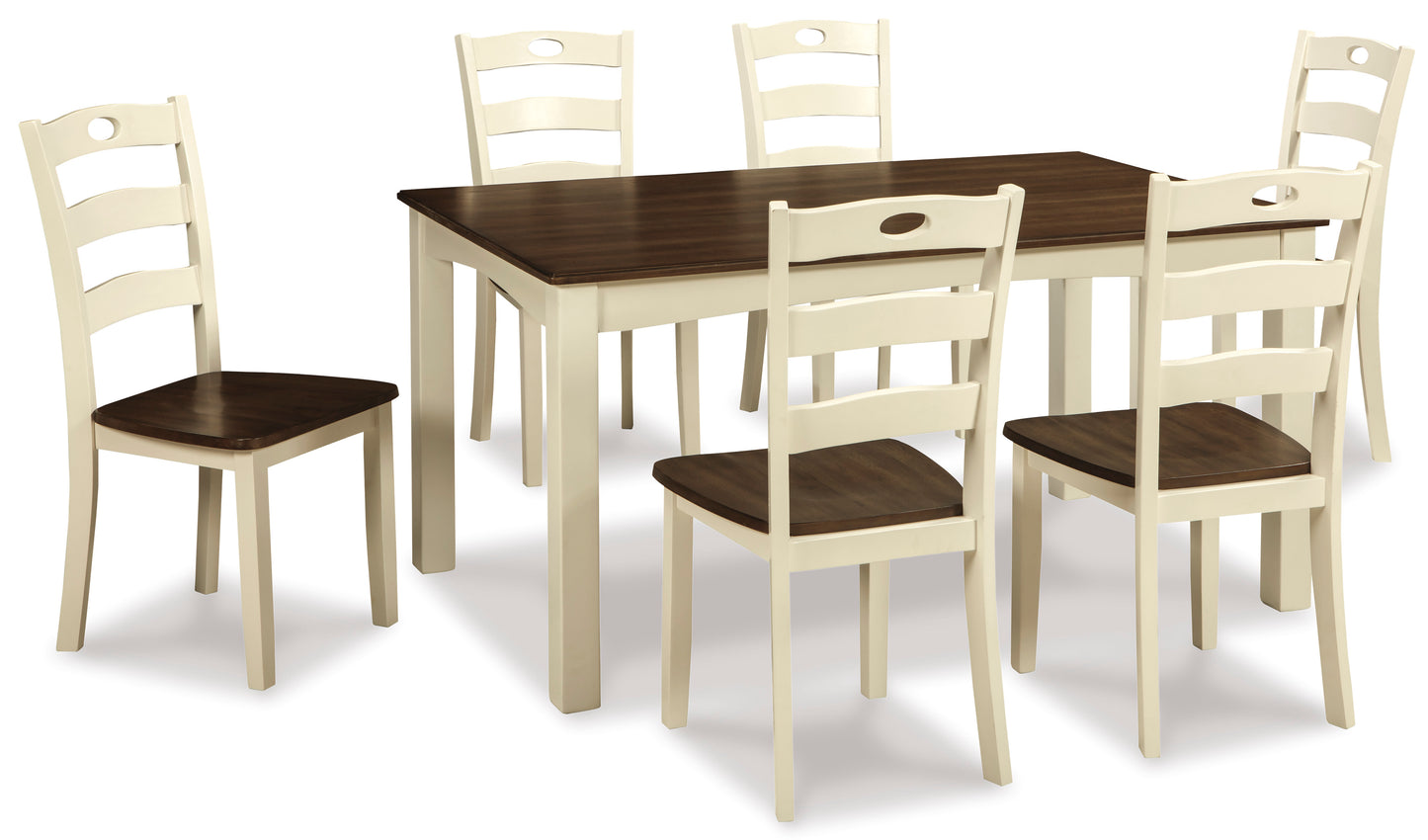 Woodanville Dining Table and Chairs (Set of 7)