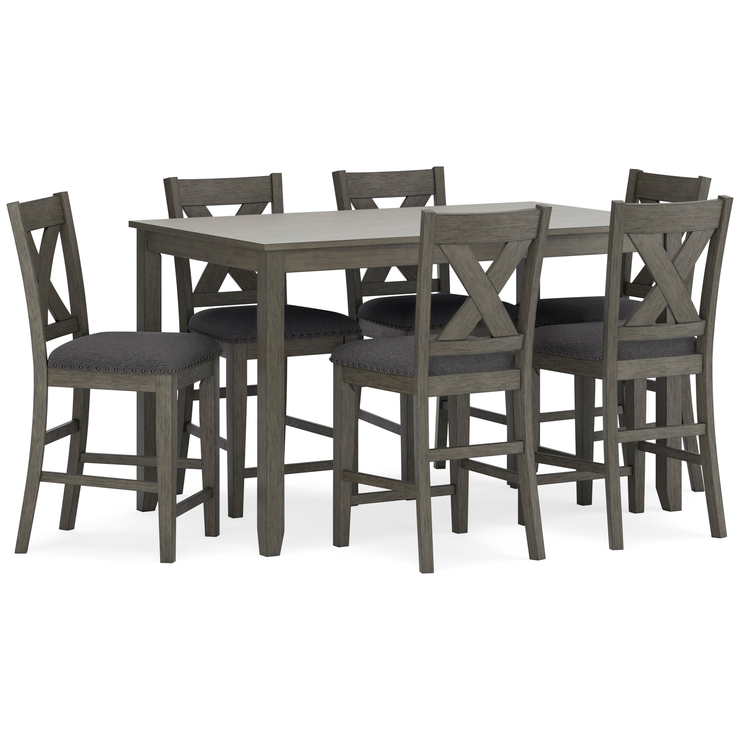 Caitbrook Counter Height Dining Table and Bar Stools 7piece set