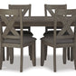 Caitbrook Dining Table and Chairs (Set of 7)