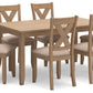 Sanbriar Dining Table and Chairs (Set of 7)