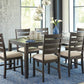 Rokane Dining Table and Chairs (Set of 7)