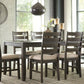 Rokane Dining Table and Chairs (Set of 7)