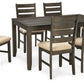 Rokane Dining Table and Chairs (Set of 7)