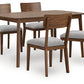 Tameride Dining Table and 4 Chairs (Set of 5)