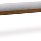 Lyncott 59" Upholstered Dining Bench